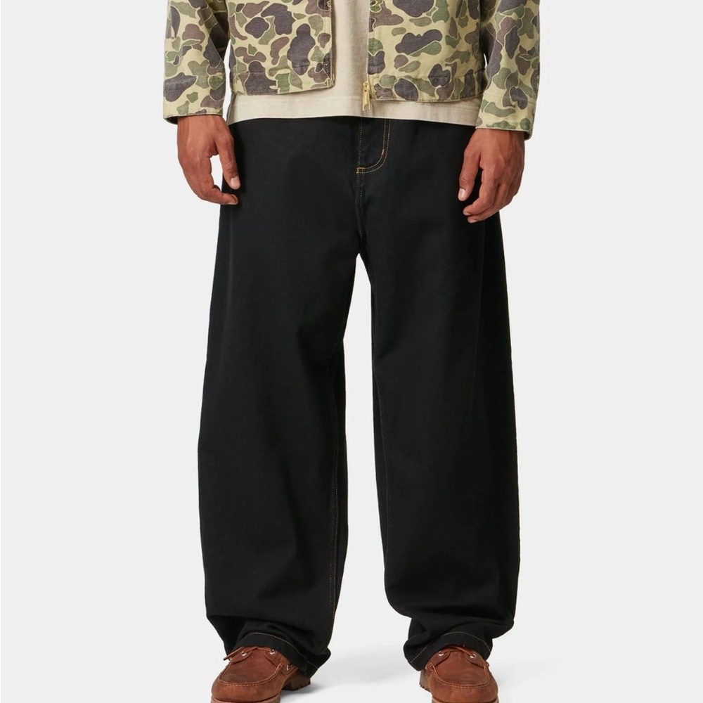 NWT Carhartt WIP Brandon pant rinsed Black Denim jeans XS *offers welcomed*